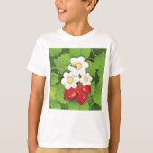 Strawberry-Pflanze T-Shirt (Vorderseite)
