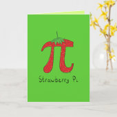 Strawberry Pi Grußkarte Karte (Gelbe Blume)