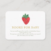 Strawberry PicnicBaby Books für das Baby Begleitkarte (Vorderseite)