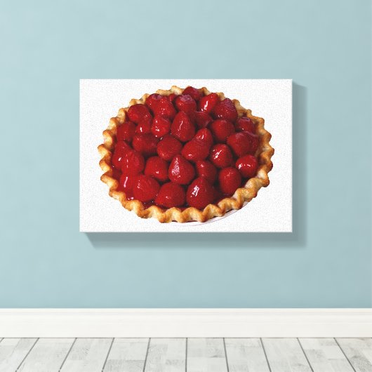 Strawberry Pie Leinwanddruck (Insitu (Holzboden))