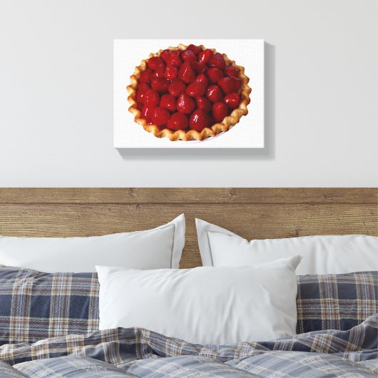 Strawberry Pie Leinwanddruck (Insitu (Schlafzimmer))