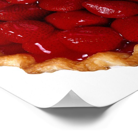 Strawberry Pie Poster (Ecke)