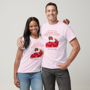 Strawberry Pie Slice Brotbackery Dessert T-Shirt