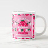 Strawberry Pink Abschluss Jumbo-Tasse (Rechts)