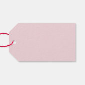 Strawberry Pink Berry Sweet Baby Dusche Geschenkanhänger (Rückseite Horizontal)