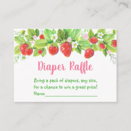 Strawberry Pink Bläserndusche Windelwanne Windelwa Begleitkarte