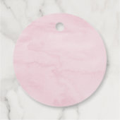 Strawberry Pink Floral Berry Sweet Birthday Geschenkanhänger (Rückseite)