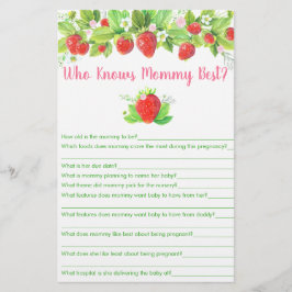 Strawberry Pink Floral, die Mommy Best Game kennt