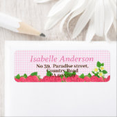 Strawberry Pink Gingham (Insitu)