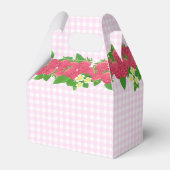 Strawberry Pink Gingham Geschenkschachtel (Rückseite)