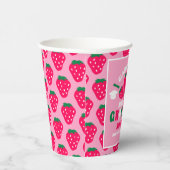 Strawberry Pink Graduation Party Pappbecher (Rechts)