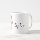 Strawberry Pink Ice Cream Cone Kaffeetasse (VorderseiteRechts)