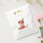 Strawberry Pink Margarita Cocktail Brautparty Geschenktütchen (Versiegelt)
