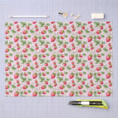 Strawberry Pink Red Baby Dusche Geburtstag Seidenpapier (Handwerk)