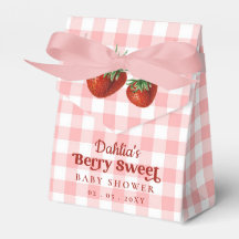 Strawberry Pink Red Berry Sweet Baby Dusche