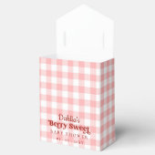 Strawberry Pink Red Berry Sweet Baby Shower Geschenkschachtel (Geöffnet)