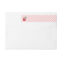 Strawberry Pink Summer Kariert Picnic Geburtstagsp