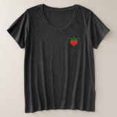 Strawberry Plus Size Women's T - Shirt (Design vorne)