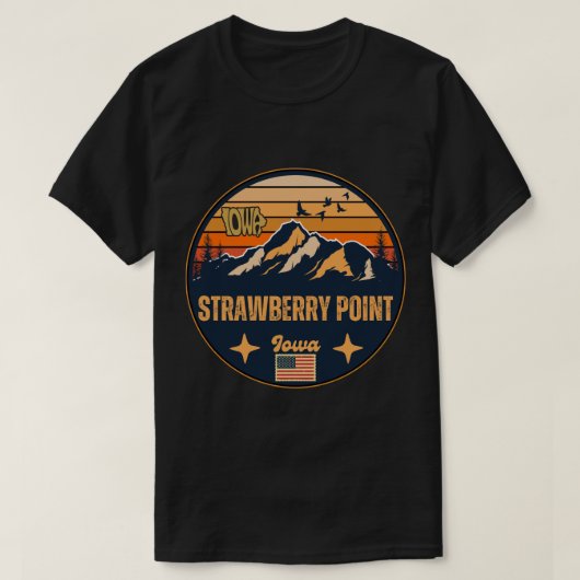 Strawberry Point, Iowa T-Shirt (Design vorne)