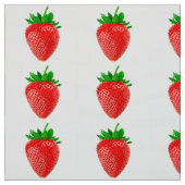 Strawberry Polyester Poplin Fabric Stoff (Muster)
