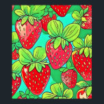Strawberry Pop Art Pattern Poster<br><div class="desc">Ein lebendiges und auffälliges Erdbeermuster im Pop-Stil. Dieses Design ist perfekt,  um jedem Stil einen Pop von Farbe und Spaß hinzuzufügen (Dieses Design wurde mit KI erstellt). Bestellen Sie noch heute und Embrace the Joy of Shopping!</div>