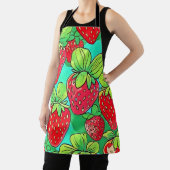 Strawberry Pop Art Pattern Schürze (InSitu)