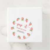 Strawberry Pop, wenn sie Pop Geschenkanhänger (Beispiel)