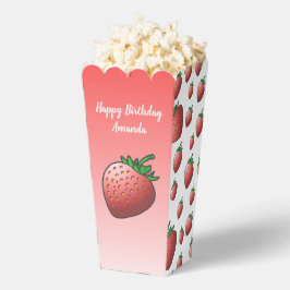 Strawberry Popcorn Geschenkschachtel