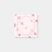 Strawberry-Post-it-Hinweise Post-it Klebezettel (Vorderseite)