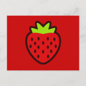 STRAWBERRY POSTKARTE (Vorderseite)