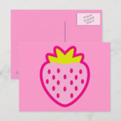 STRAWBERRY POSTKARTE (Vorne/Hinten)