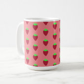 Strawberry Print Kaffeetasse (Vorderseite Links)
