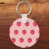 Strawberry Print Schlüsselanhänger (Vorderseite)