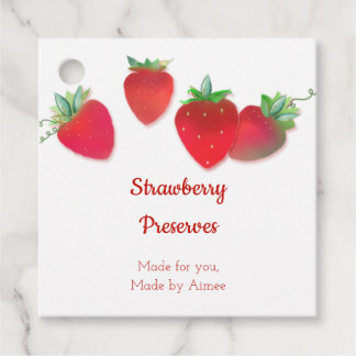 Strawberry Product String Tag Geschenkanhänger
