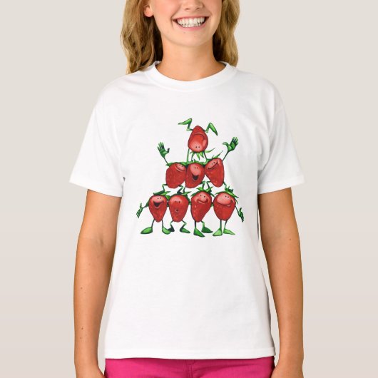 Strawberry Pyramid T-Shirt (Vorderseite)