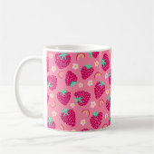 Strawberry Rainbow Daisy-Muster Kaffeetasse (Links)