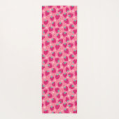 Strawberry Rainbow Daisy-Muster Yogamatte (Rückseite)