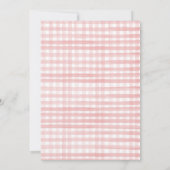 Strawberry Raspberry Berry Erster Geburtstag Einladung (Rückseite)