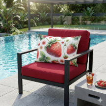 Strawberry Red Berry on White