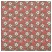 Strawberry Red Floral Muster Stoff (Muster)