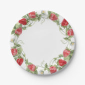 Strawberry Red Pappteller (Vorderseite)