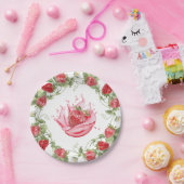 Strawberry Red Pappteller (Party)