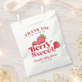 Strawberry Red Pink Berry Sweet Baby Dusche Geschenktütchen (Ausgeschnitten)