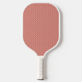 Strawberry Red Pink Personalisiert Pickleball Padd Schläger (Rückseite)
