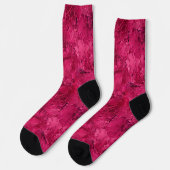 Strawberry Red Socken (Linkes Detail)