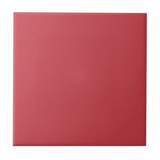 Strawberry Red Solid Color Fliese (Vorderseite)