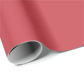 Strawberry Red Solid Color Geschenkpapier (Rolleneckpunkt)