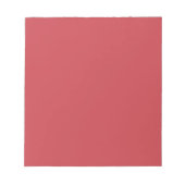 Strawberry Red Solid Color Notizblock (Vorderseite)