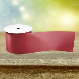Strawberry Red Solid Color Satinband