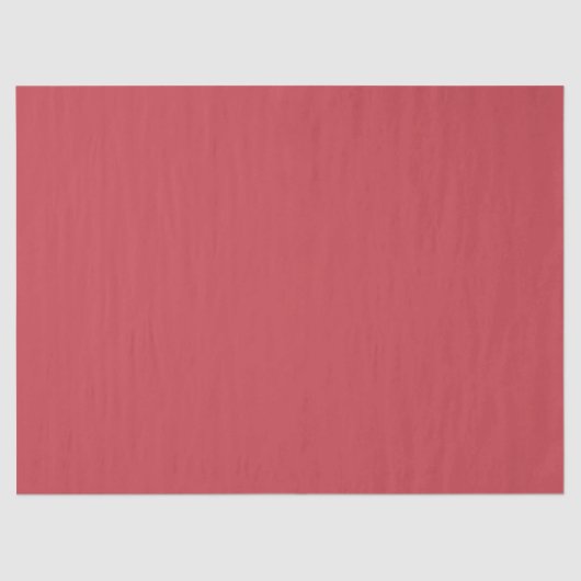 Strawberry Red Solid Color Seidenpapier (Vorderseite)